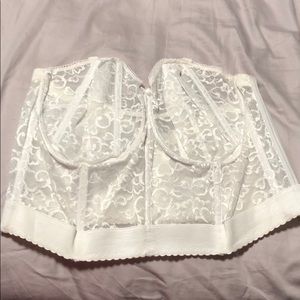 goddess lace bustier bra